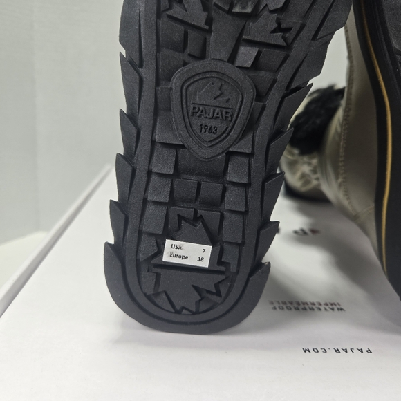 Pajar Toboggan 2.0 Women's Gold Stellare Rain Winter Snow Boots Size 7 - Picture 15 of 15